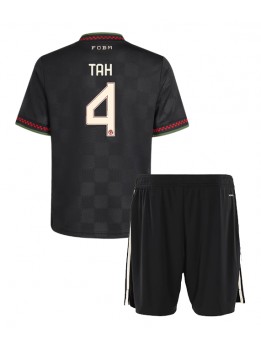 Billige Bayern Munich Jonathan Tah #4 Tredjedraktsett Barn 2025-26 Kortermet (+ Korte bukser)